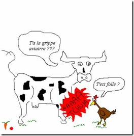 grippe aviaire vache folle