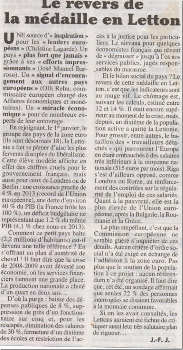 Lettonie - journal-papou